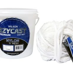 Nylon 3/4" Mesh Wilson EZYCAST Nylon Cast Net With 3/4 Inch Mesh Size And Bottom Pocket