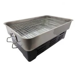 Smokers & Smoker Chips Wilson Stainless Steel Smoker Box - 2 Level Design With Dual Burners -Outlet Fishing Accessories Store WFSB 5