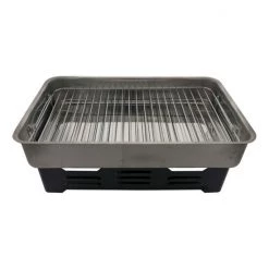 Smokers & Smoker Chips Wilson Stainless Steel Smoker Box - 2 Level Design With Dual Burners -Outlet Fishing Accessories Store WFSB 8
