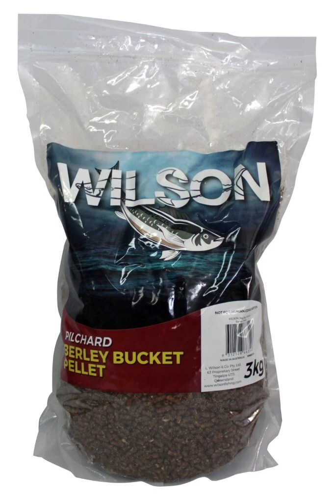 Berley, Scents & Attractants 3kg Pack Of Wilson Pilchard Berley Pellets - Fish Attractant 3 Berley, Scents & Attractants 3kg Pack Of Wilson Pilchard Berley Pellets - Fish Attractant