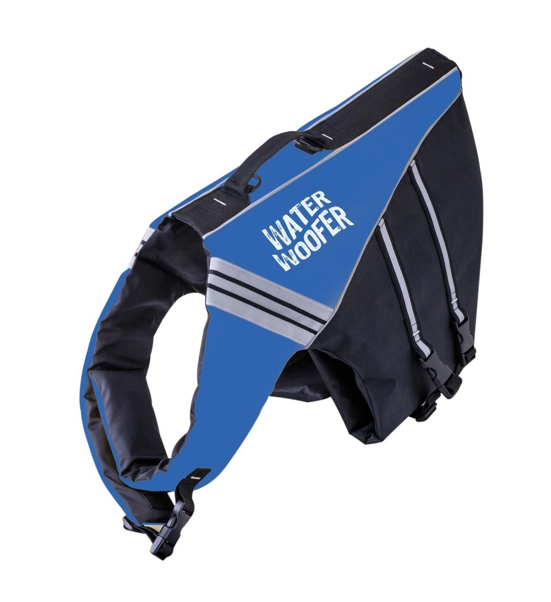 Watersnake Motors & Accessories Boating Accessories Water Woofer Dog Life Jacket - Blue And Black Dog Floatation Device - DFD 3 Watersnake Motors & Accessories Boating Accessories Water Woofer Dog Life Jacket - Blue And Black Dog Floatation Device - DFD