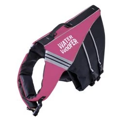 Watersnake Motors & Accessories Boating Accessories Water Woofer Dog Life Jacket - Lilac And Black Dog Floatation Device - DFD