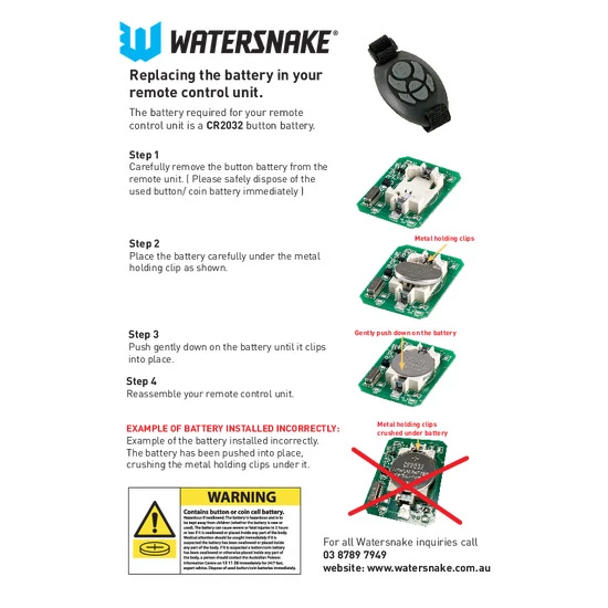 Watersnake Motors & Accessories Electric Motor Parts And Accessories Watersnake Hand Held Remote Control Remote - Suits Watersnake Electric Motors 6 Watersnake Motors & Accessories Electric Motor Parts And Accessories Watersnake Hand Held Remote Control Remote - Suits Watersnake Electric Motors - Image 4