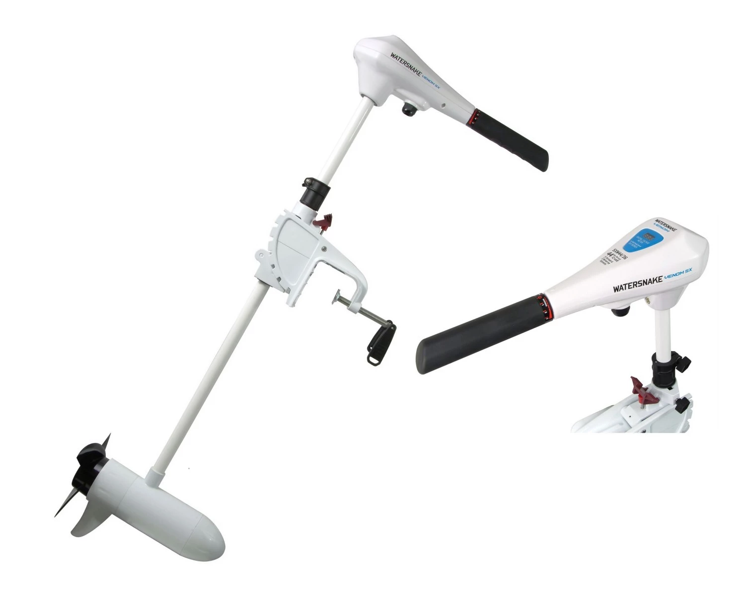 Watersnake Motors & Accessories Electric Motors Watersnake Venom SXW 44/36 Transom Mount Electric Motor- 36" Shaft - 44lb Thrust 3 Watersnake Motors & Accessories Electric Motors Watersnake Venom SXW 44/36 Transom Mount Electric Motor- 36" Shaft - 44lb Thrust