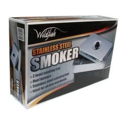 Smokers & Smoker Chips Wildfish Stainless Steel Fish Smoker With Your Choice Of Smoker Dust -Outlet Fishing Accessories Store Wild Smoker Combo