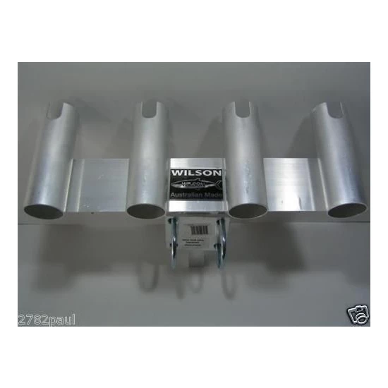 Rod Holders And Rod Rests Wilson Removable Bull Bar Fishing Rod Holder Aluminium 4 Hole 6 Rod Holders And Rod Rests Wilson Removable Bull Bar Fishing Rod Holder Aluminium 4 Hole - Image 4