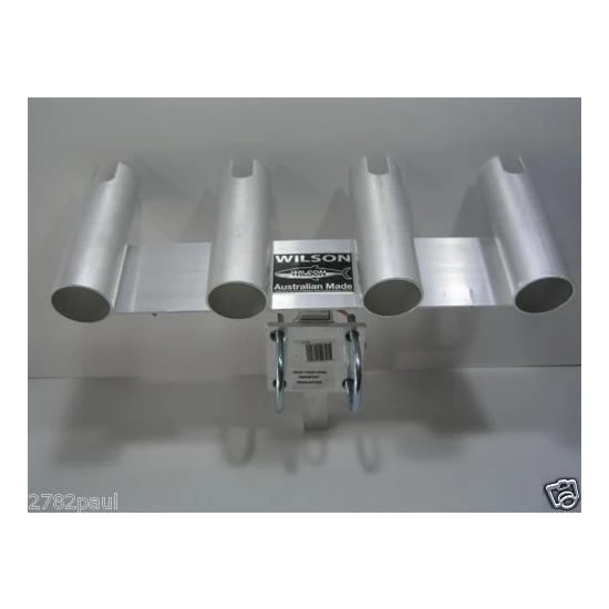 Rod Holders And Rod Rests Wilson Removable Bull Bar Fishing Rod Holder Aluminium 4 Hole 8 Rod Holders And Rod Rests Wilson Removable Bull Bar Fishing Rod Holder Aluminium 4 Hole - Image 6