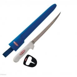 Knives Berkley 9" Stainless Steel Fillet Knife + Sheath & Knife Sharpener-Fish Cleaning -Outlet Fishing Accessories Store berkley 9 inch knife 2