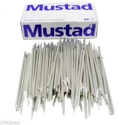 1 Box Of 100 X Mustad 455D 1 Barb Fishing Spear Heads - 132mm Replacement Spears