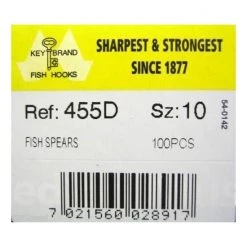 1 Box Of 100 X Mustad 455D 1 Barb Fishing Spear Heads - 132mm Replacement Spears 14 1 Box Of 100 X Mustad 455D 1 Barb Fishing Spear Heads - 132mm Replacement Spears -Outlet Fishing Accessories Store h455d10x100 3