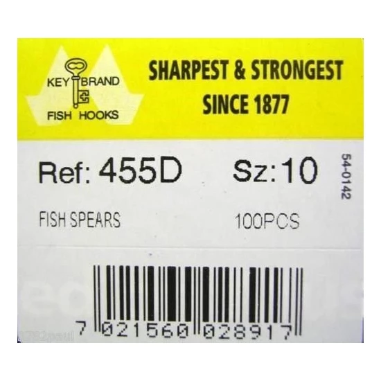 1 Box Of 100 X Mustad 455D 1 Barb Fishing Spear Heads - 132mm Replacement Spears 6 1 Box Of 100 X Mustad 455D 1 Barb Fishing Spear Heads - 132mm Replacement Spears - Image 4