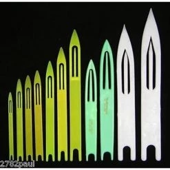 Hooked Online Hooked Online 10 Inch White Plastic Net Needle 11 Hooked Online Hooked Online 10 Inch White Plastic Net Needle -Outlet Fishing Accessories Store netneedlebudget10 3