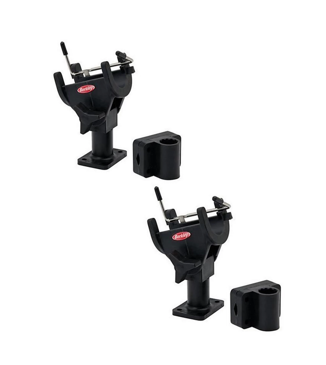 Rod Holders And Rod Rests 2 X Berkley Quick Set Fishing Rod Holders-Fully Adjustable With Mounting Bracket 3 Rod Holders And Rod Rests 2 X Berkley Quick Set Fishing Rod Holders-Fully Adjustable With Mounting Bracket