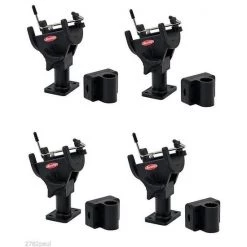 Rod Holders And Rod Rests 4 X Berkley Quick Set Fishing Rod Holders-Fully Adjustable With Mounting Bracket -Outlet Fishing Accessories Store quick set rod holder x 4 5