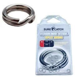 Surecatch Stainless Steel Fishing Split Rings For Fishing Lures