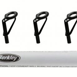 Repair Kits Berkley Fishing Rod Tip Repair Kit - 3 Black Replacement Tips & Quick-Dry Cement