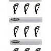 Repair Kits 4 X Berkley Fishing Rod Tip Repair Kit-3 Black Replacement Tips+Quick-Dry Cement